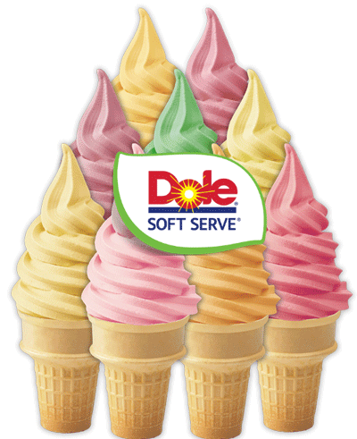 Dole Soft Serve Cones